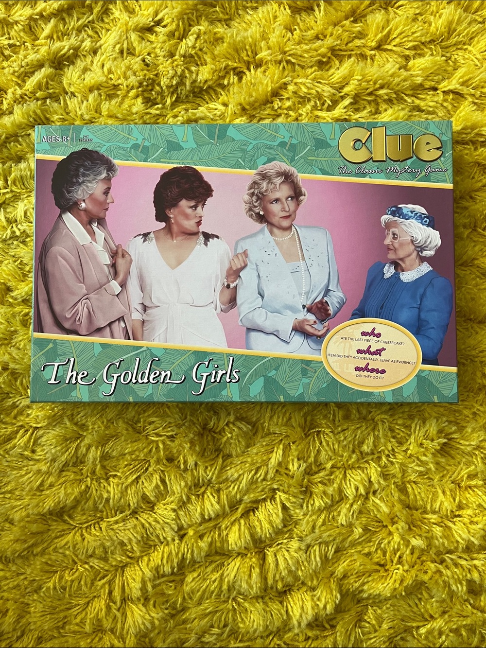 Like New - The Golden Girls Clue Board Game